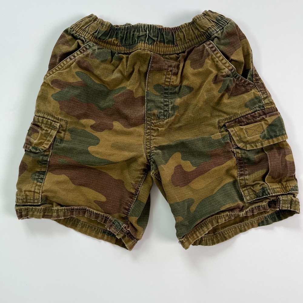 Kids Camouflage Cargo Shorts